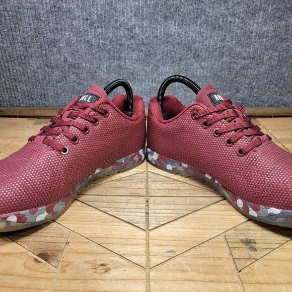 🔥 NoBull Low Superfabric Trainer Cabernet Red Mens Size 7.5 / Womens Size 9 - Picture 5 of 11